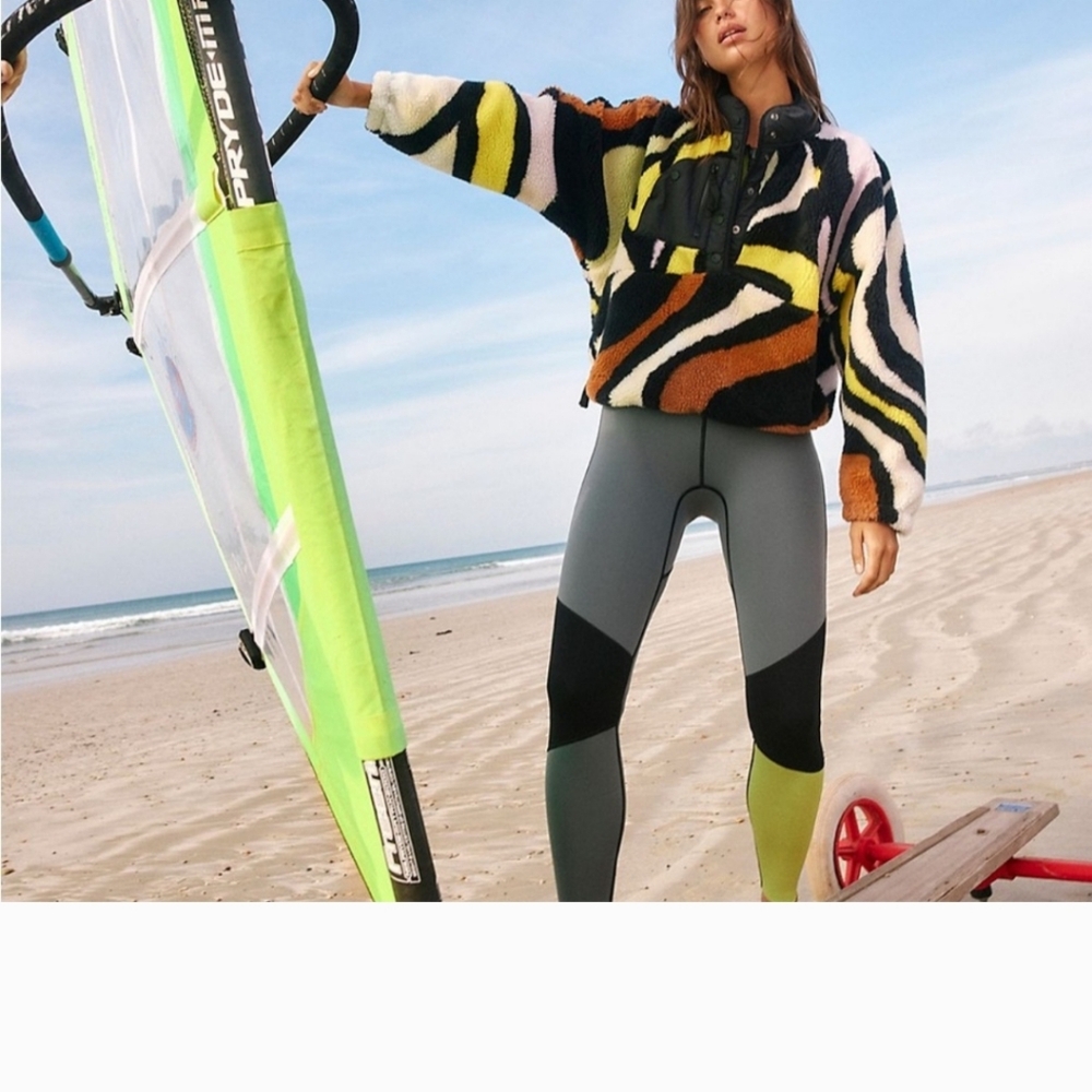 Free People Hit the Slopes half zip